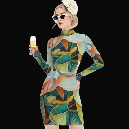 “Gardenia” Women's Waist Hollow Hip Dress