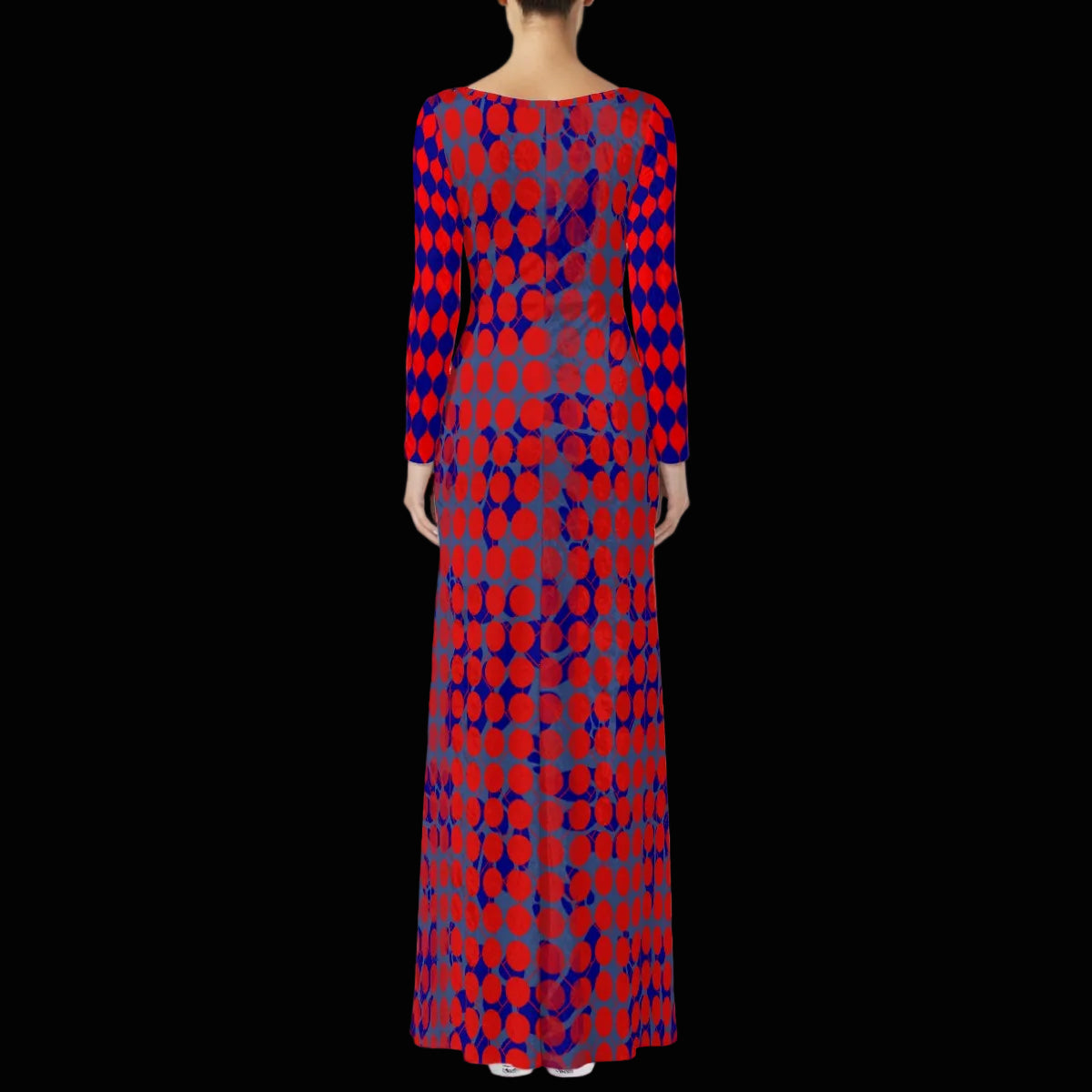 “Selene”  Women's Velvet Shine Maxi Dress