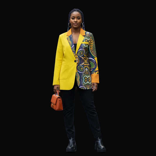 “Ancestral Tapestry”  Women's Leisure Blazer