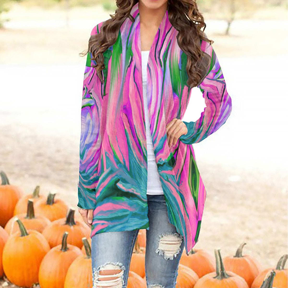“Noosa” Women's Cardigan With Long Sleeve