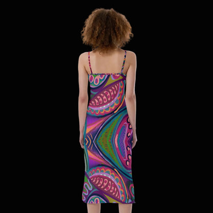 “Colour Burst”  Women's Cami Dress