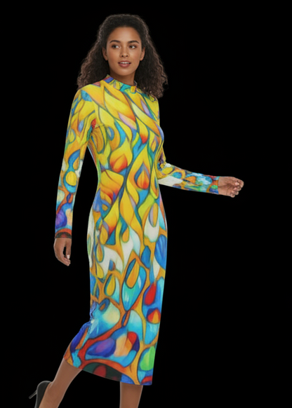 “Prism” Print Women's Hip Dress