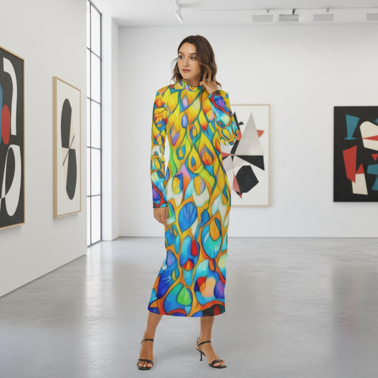 “Prism” Print Women's Hip Dress