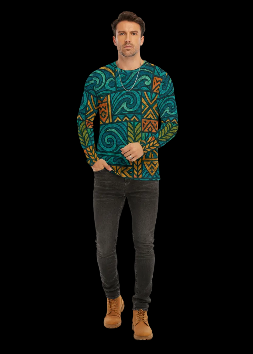 ‘Rapanui’ Long Sleeve T-Shirt | 190GSM Cotton