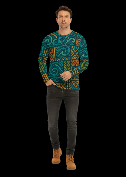 ‘Rapanui’ Long Sleeve T-Shirt | 190GSM Cotton