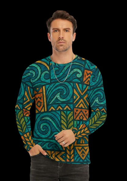 ‘Rapanui’ Long Sleeve T-Shirt | 190GSM Cotton