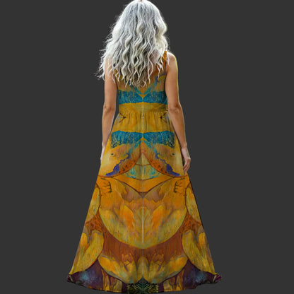 “Mirage”  Women’s Sleeveless Maxi Dress