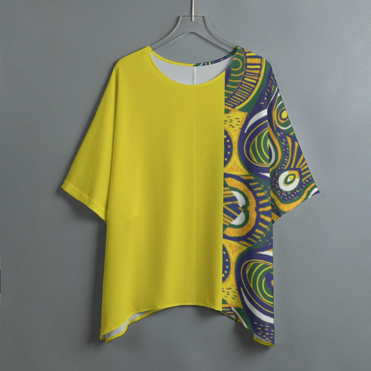 “Ancestral Tapestry”  Women's Bat Sleeve Shirt