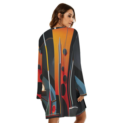 "Mars" Women's Loose Crew Neck Dress