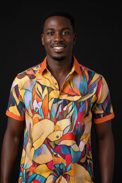“Sensori” Men's Breathable Cotton Shirt|125GSM
