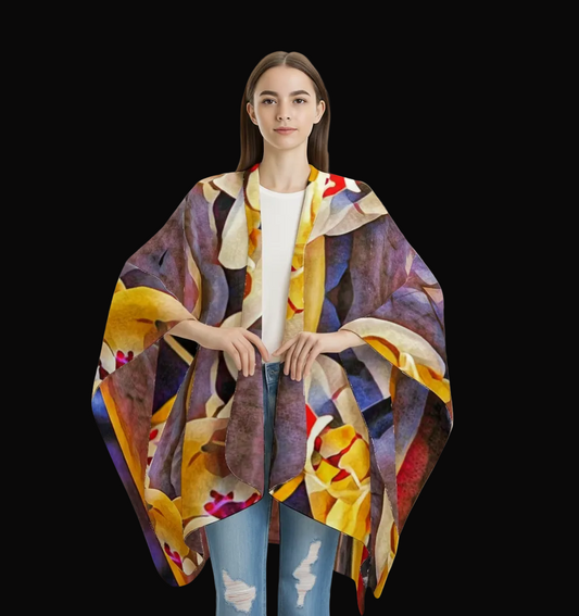 “Moth Orchid” All-Season Soft Touch Shawl