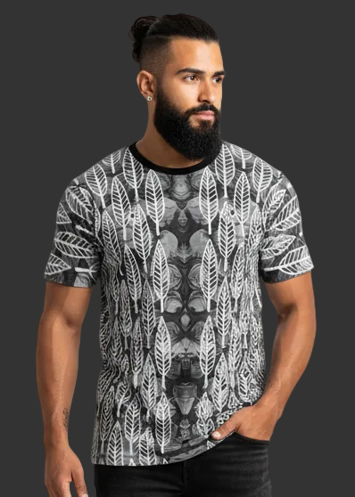 “Ashfall’ Men's O-Neck T-Shirt | 190GSM Cotton