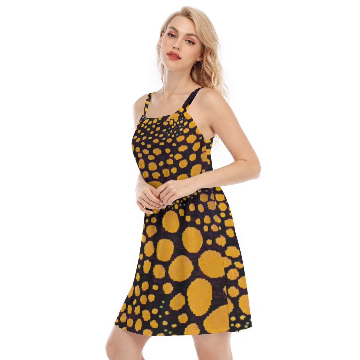 “Spot Me” Women's Sleeveless Cami Dress