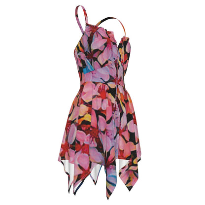 “Pink India Hawthorn” Women's Slip Dress
