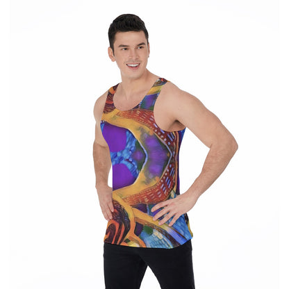 “Colour Vortex” Men's Tank Top