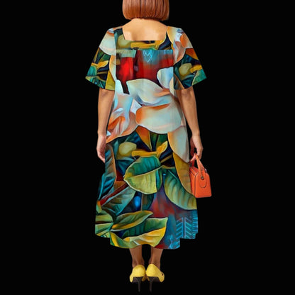 “Gardenia” Women's Elegant Long Dress