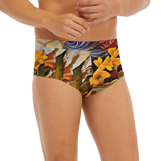 “Solara” Men's Triangle Low-rise Underwear