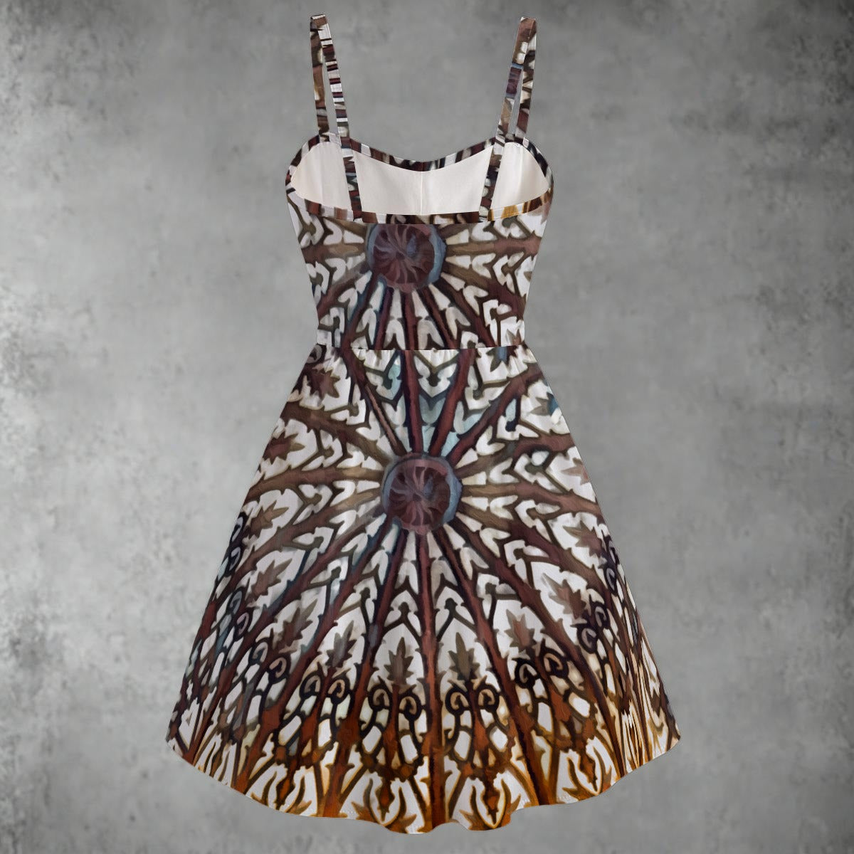 “Gothic Rose” Women's Spaghetti Strap Dress