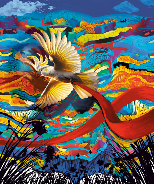 Picton Studio Gift Card (Design: Digital Painting with Collage)