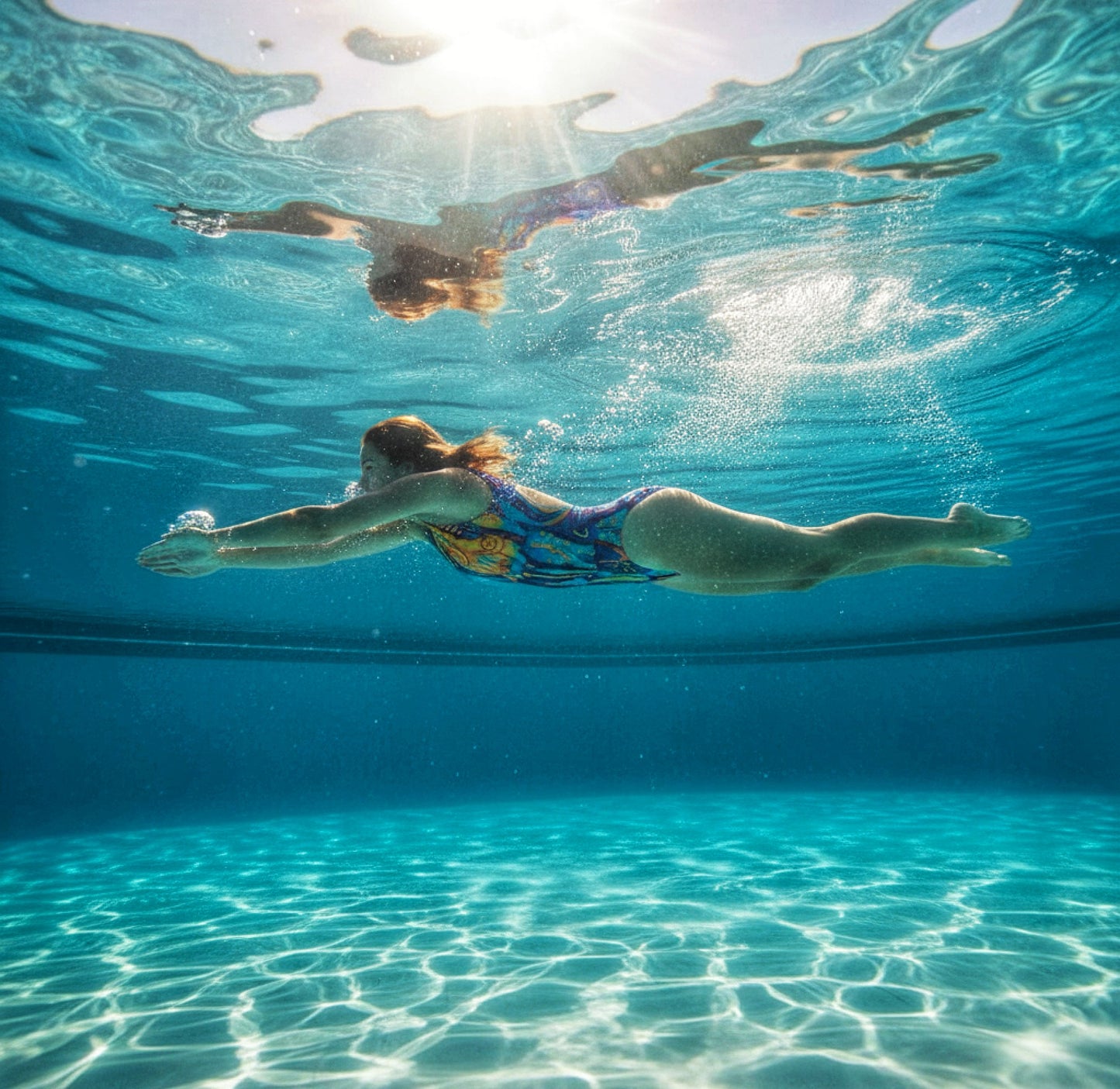 “Oceanic” Women's Tank Bodysuit