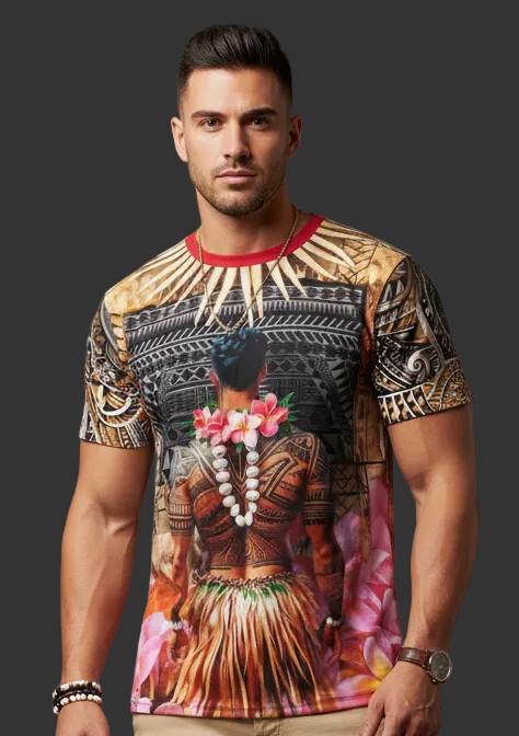 “Toa” Men's O-Neck T-Shirt