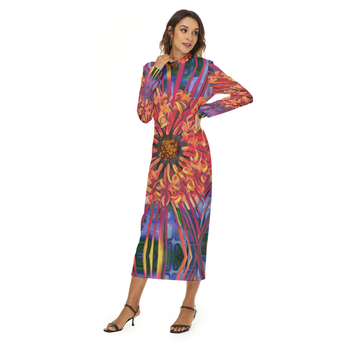 “Protea”  Women's Hip Dress