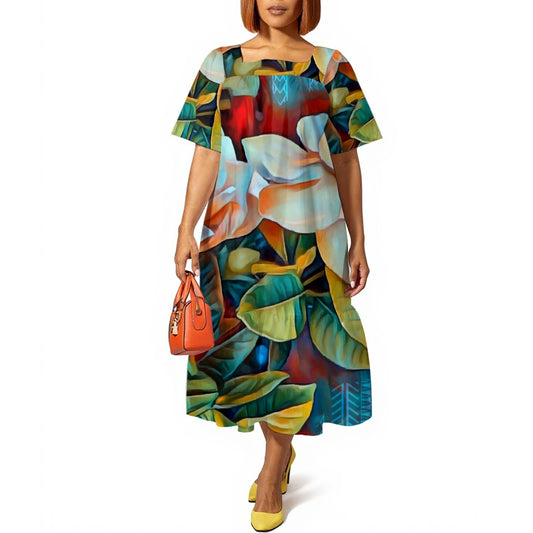 “Gardenia” Women's Elegant Long Dress