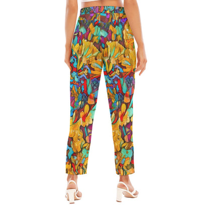 “Abundance” Women's Loose Straight-leg Pants