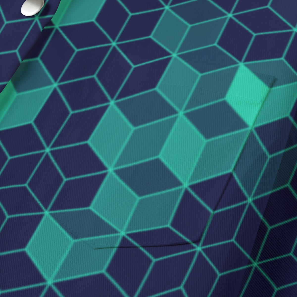 “Polyhedral” Women's Cropped Jacket | 245GSM Cotton