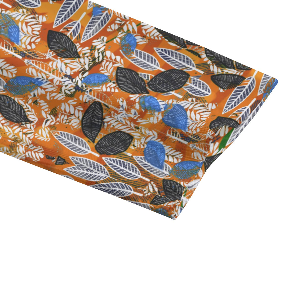 “Bohemian  Canopy”Women's Turtleneck T-shirt With Sloping Hem