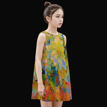 “Summer Daze” Sleeveless Dress | 180GSM Cotton