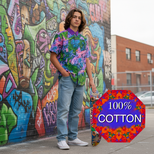 “Wonderweave” Men's Breathable Cotton Shirt|125GSM