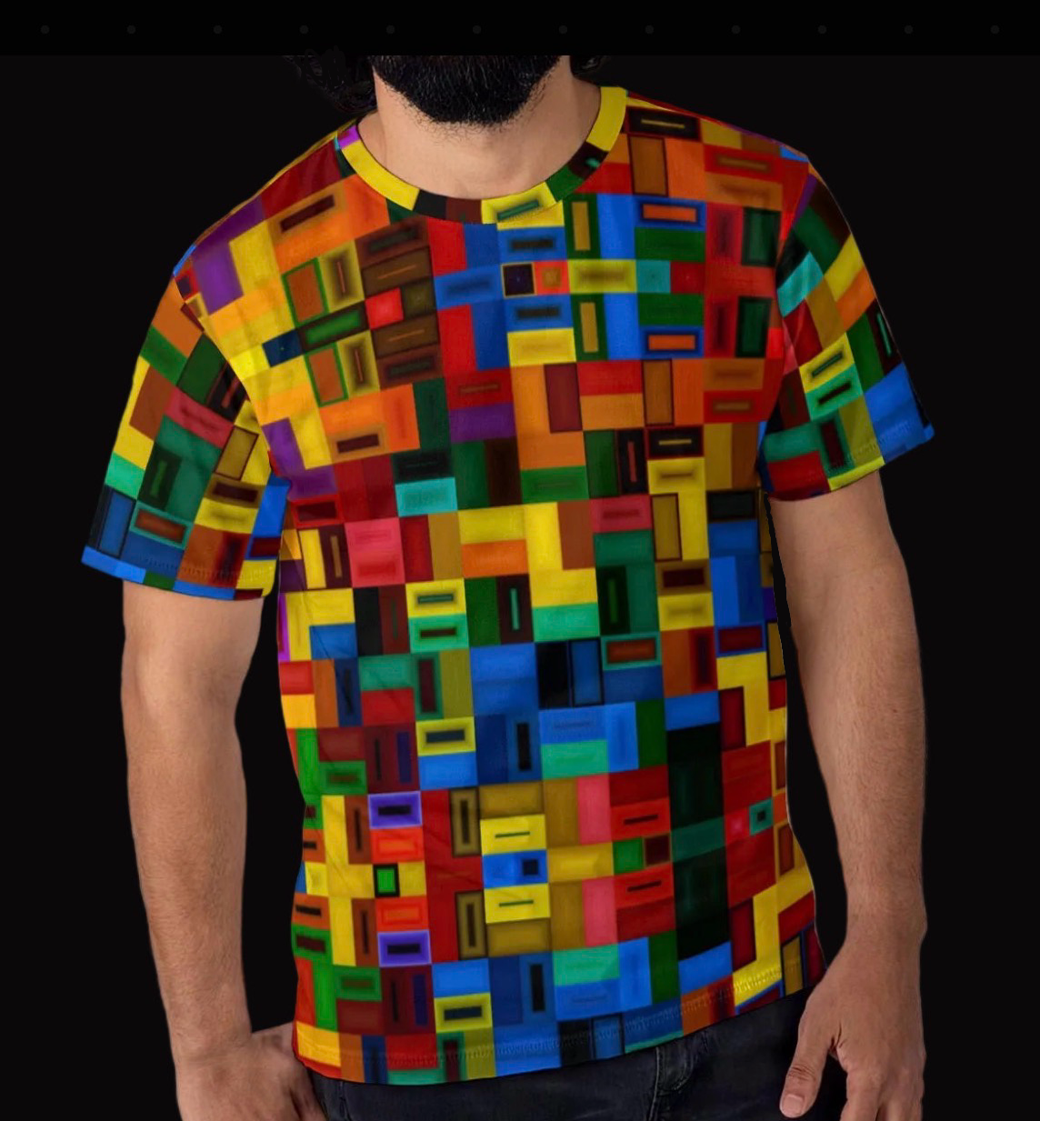 “Blocked” (imageproject) Men's O-Neck T-Shirt | 190GSM Cotton