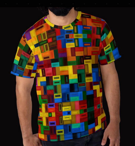 “Blocked” (imageproject) Men's O-Neck T-Shirt | 190GSM Cotton