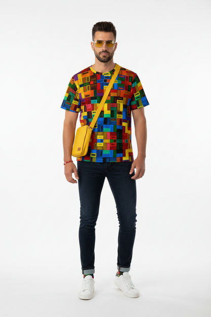 “Blocked” (imageproject) Men's O-Neck T-Shirt | 190GSM Cotton