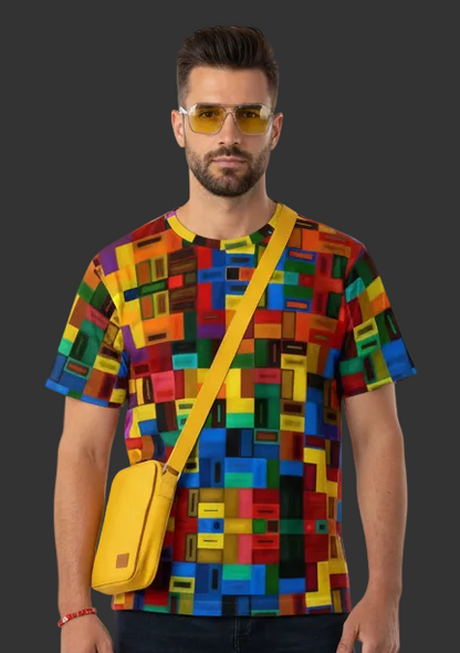 “Blocked” (imageproject) Men's O-Neck T-Shirt | 190GSM Cotton