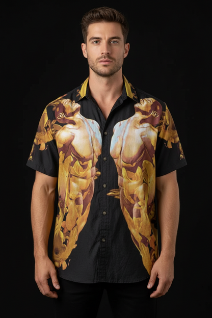 “Allegria” Men's Breathable Cotton Shirt|125GSM