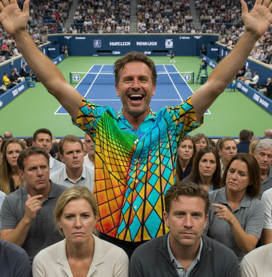 “Opera House 1” Men's Hawaiian Shirt With Pocket