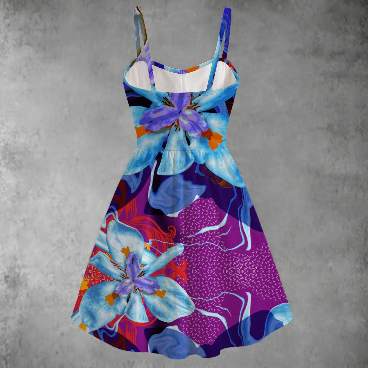 “The Blue Dietes” Spaghetti Strap Dress