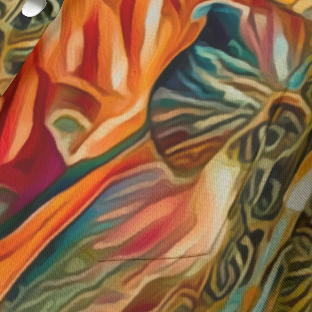 “Orchid Flame” Women's Cropped Jacket | 245GSM Cotton