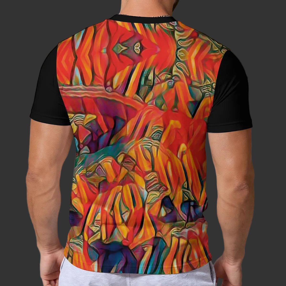 “Chromatic Fusion”  Men's Short Sleeve T-shirt
