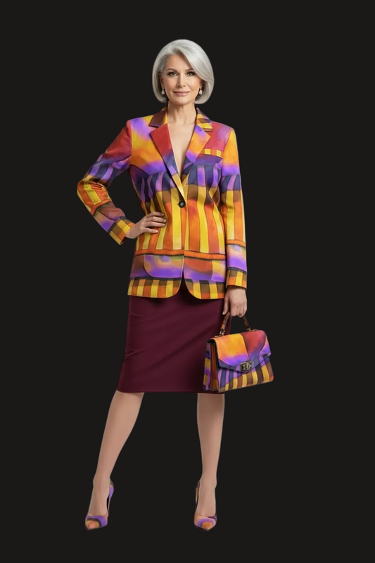 “Carnival” Women's Leisure Blazer | 245GSM Cotton