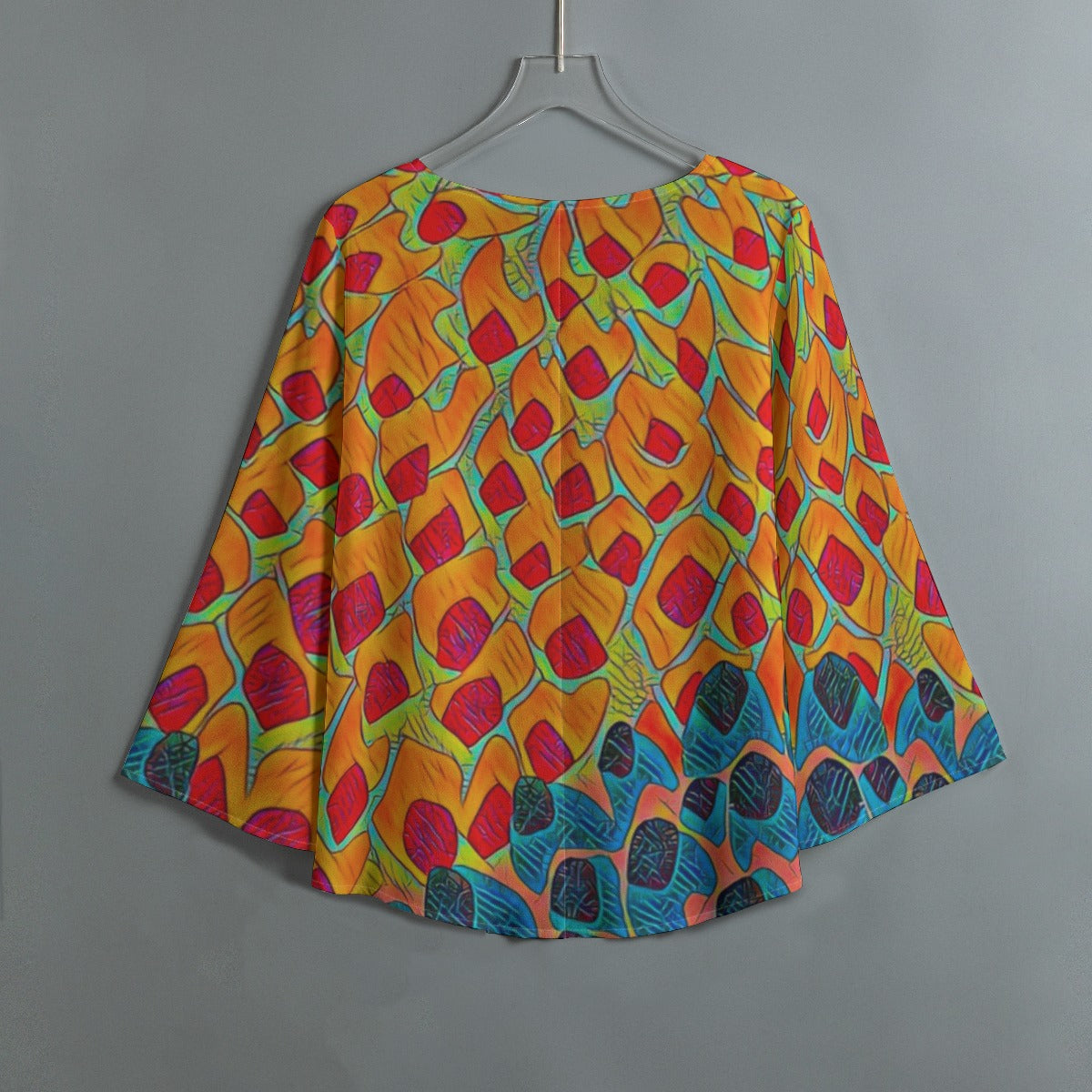 “Fractured Sunset” V-Neck T-shirt