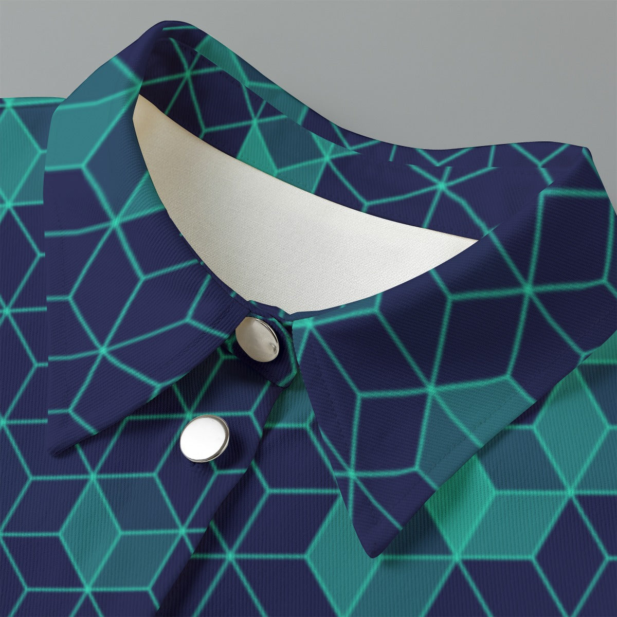 “Polyhedral” Women's Cropped Jacket | 245GSM Cotton