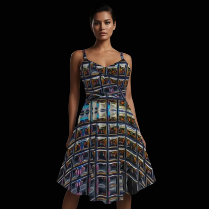 “Armoury” Women's Spaghetti Strap Dress