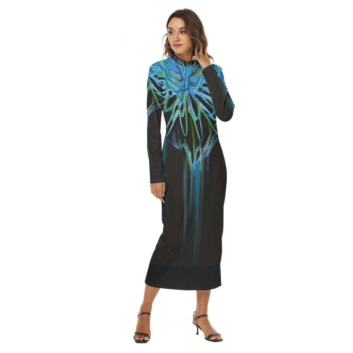 "Gothic Flora" Women's Hip Dress