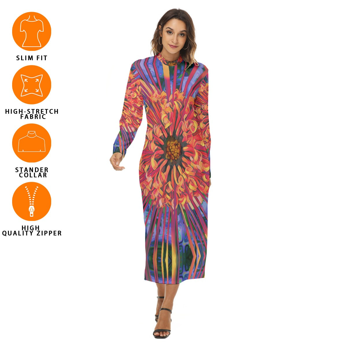 “Protea”  Women's Hip Dress