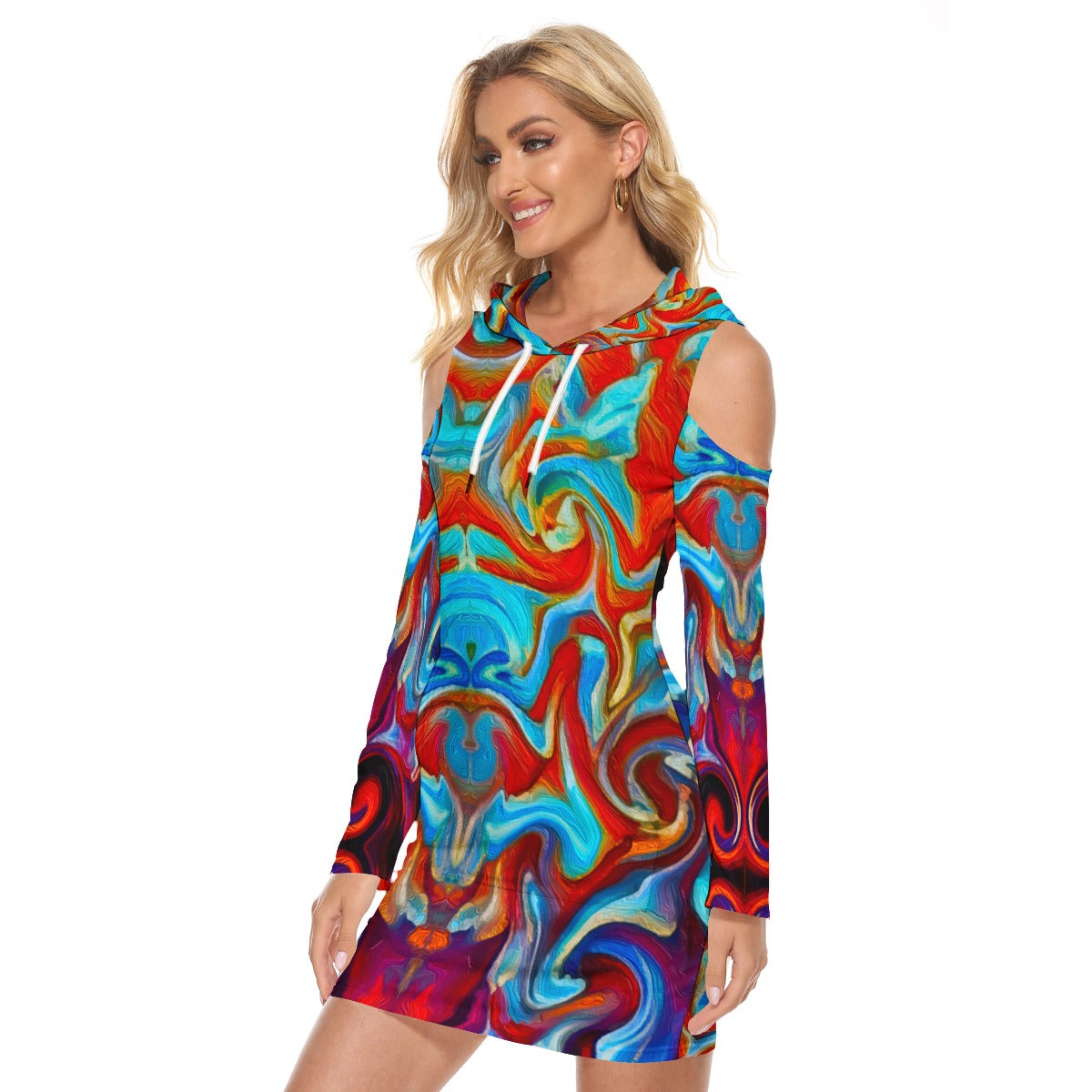 “Aurora Flare” Women's Tight Dress