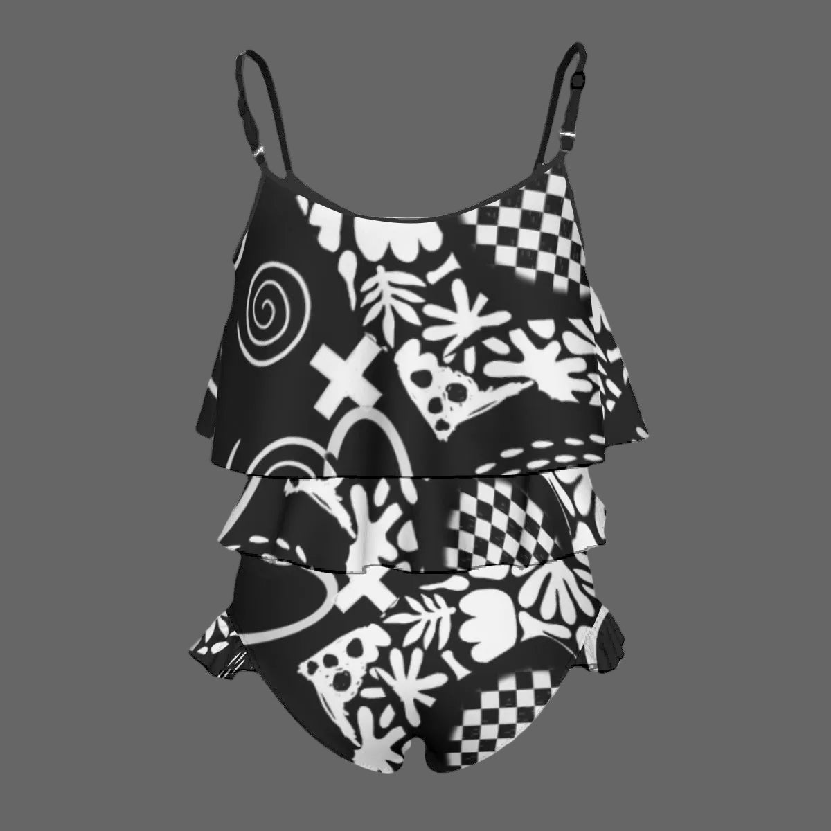 “Scribble” Kid's Swimsuit