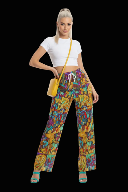 “Abundance”  Unisex Wide Leg Pants | Interlock